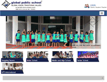 Tablet Screenshot of globalpublicschool.org